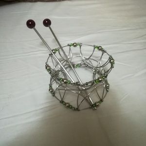 Majestic Hair Flower Accessories Renaissance Fair Hair Cage